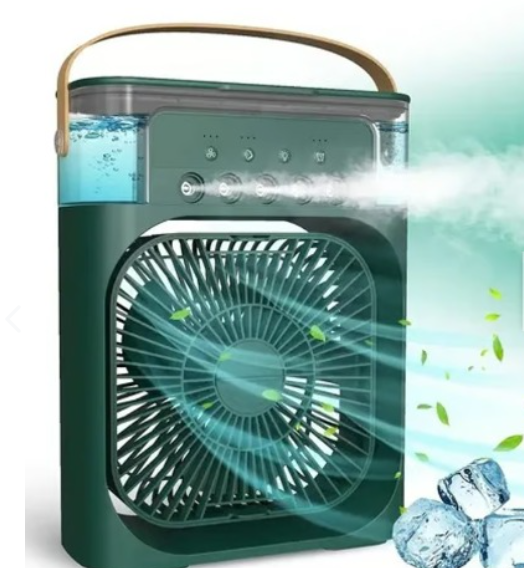 AeroMist® 🌬️ Ventilador Humidificador con Luces