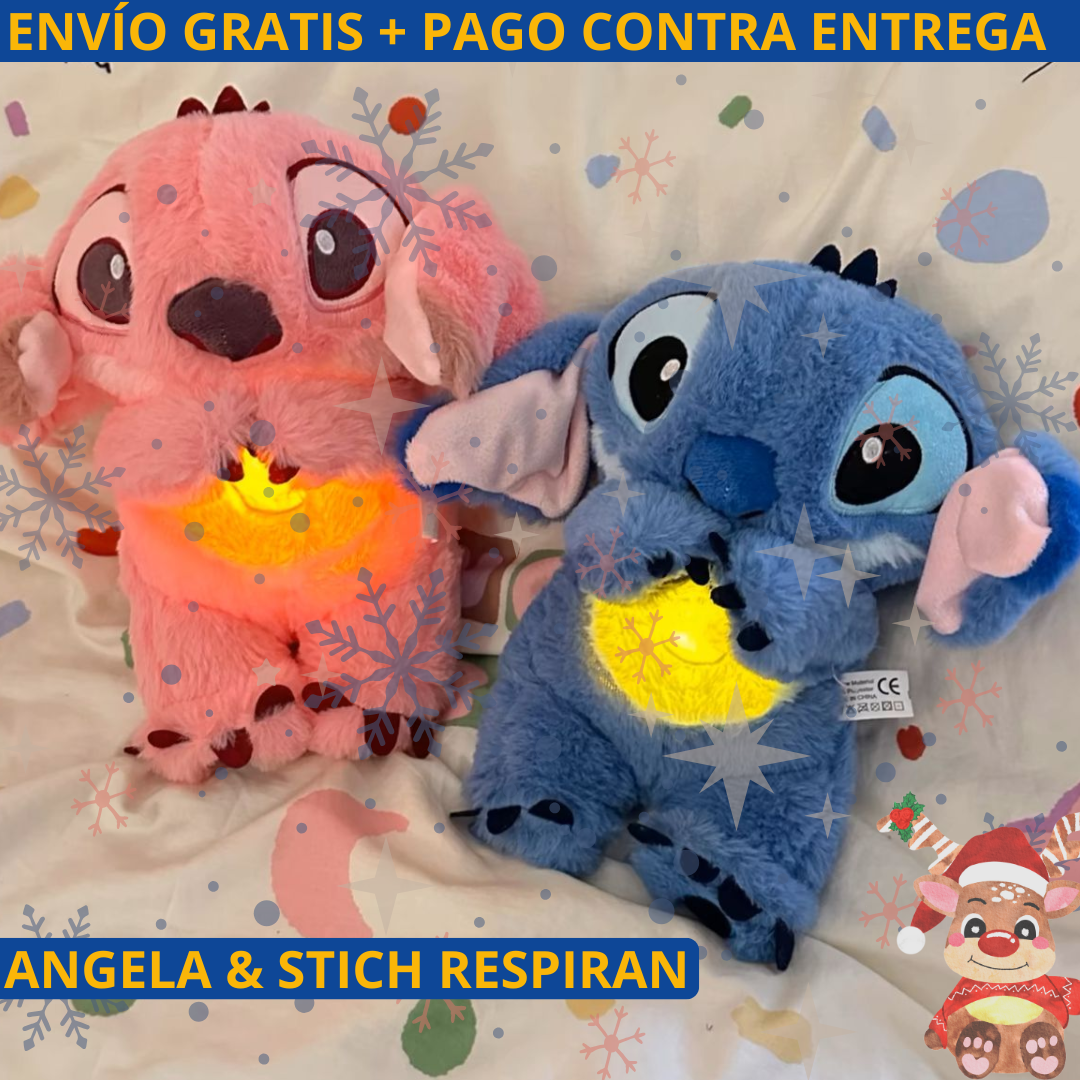 Stitch & Angela que respiran 🧸