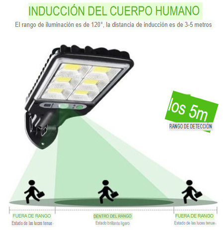 EcoBright® 🌞 Lámpara Solar con Sensor de Movimiento